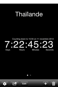 Une semaine et c'est parti!