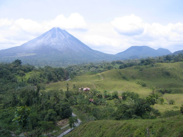 Le volcan Arenal, au Costa Rica. L'un des plus beaux paysages que j'ai eu la chance de voir.